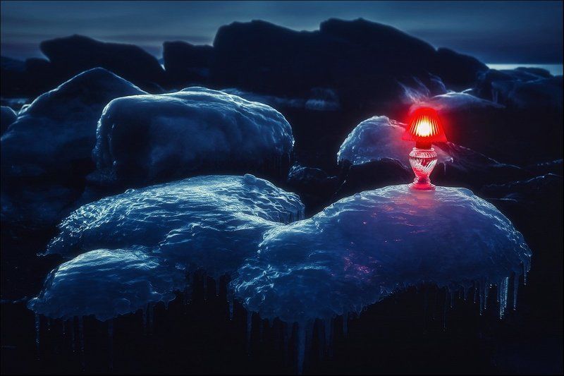 Декабрь, Зима, Лёд, Свет, Светильник ***photo preview