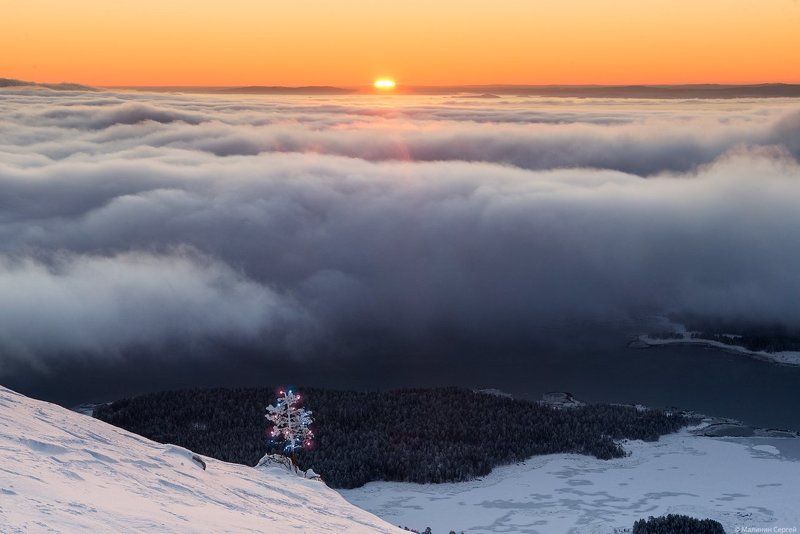 Clouds, Kandalaksha, Kola Peninsula, Sunrise, White sea, Белое море, Кандалакшский залив, Кольский, Облака, Рассвет Рождение нового дняphoto preview