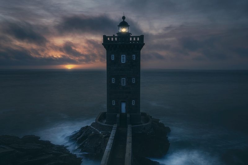 france, fishing, lighthouse, sunset, beautiful At Dawnphoto preview