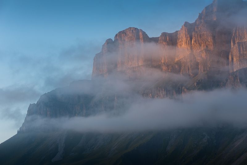 метеген, мехтыген, кабардино-балкария, кавказ, скалистый хребет, В облакахphoto preview