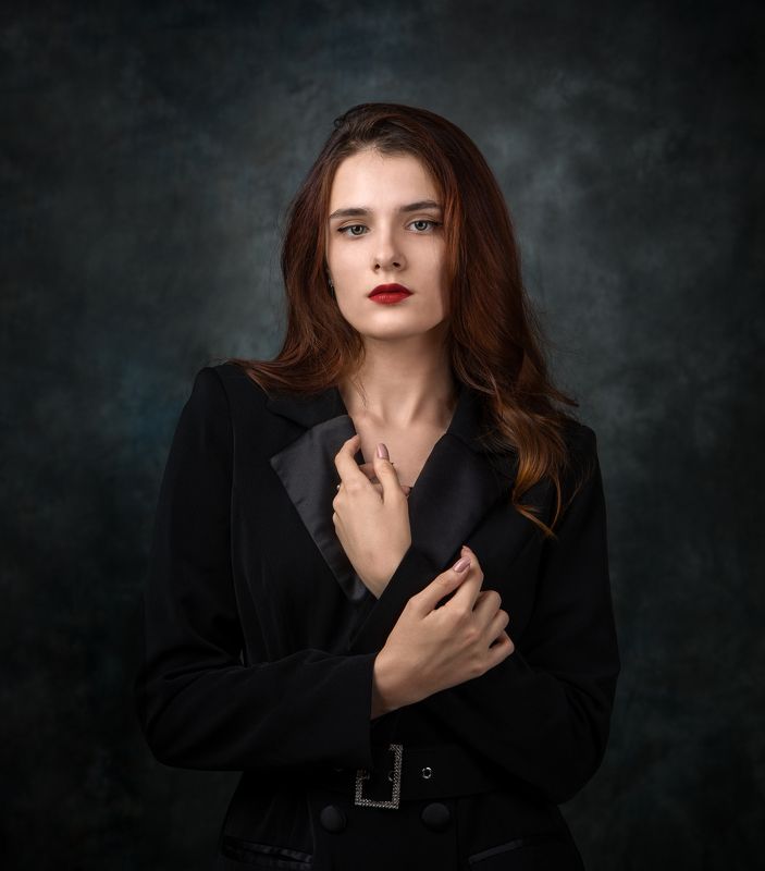 студийный портрет, красивая девушка, женский портрет Анастасияphoto preview