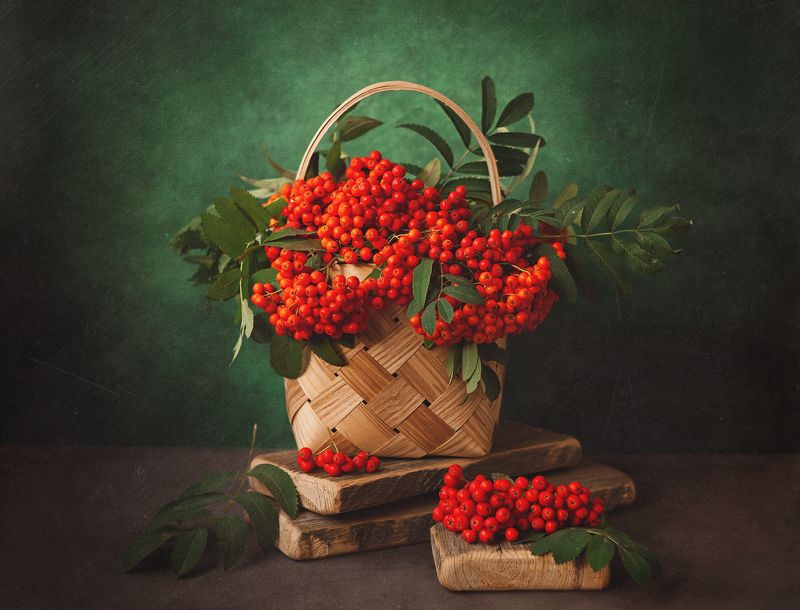 грозди рябины волшебные...photo preview