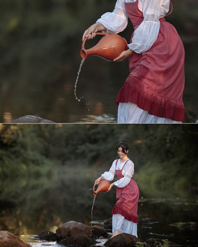 Девушка с кувшиномphoto preview