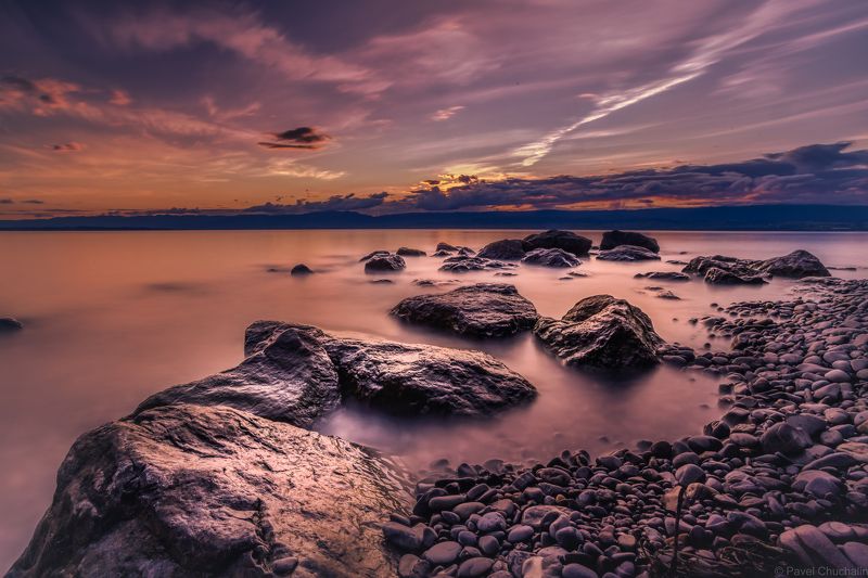 Пейзаж, закат Камниphoto preview