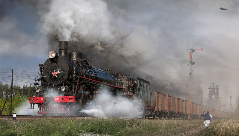 паровоз фд2109 ссср советская власть лето галоши Галошаphoto preview