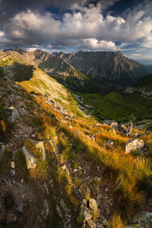 mountains, summer, poland, slovakia, sunset Evening in the Mountainsphoto preview