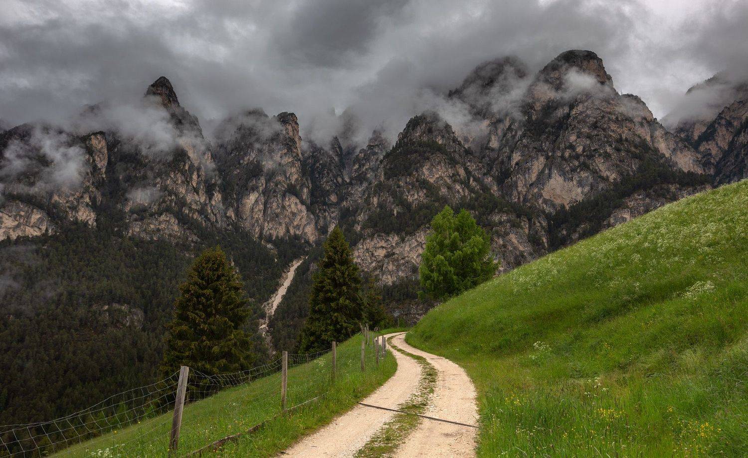 италия, доломиты, горы, облака, природа, landscape, italy, dolomites, Геннадий Финенко