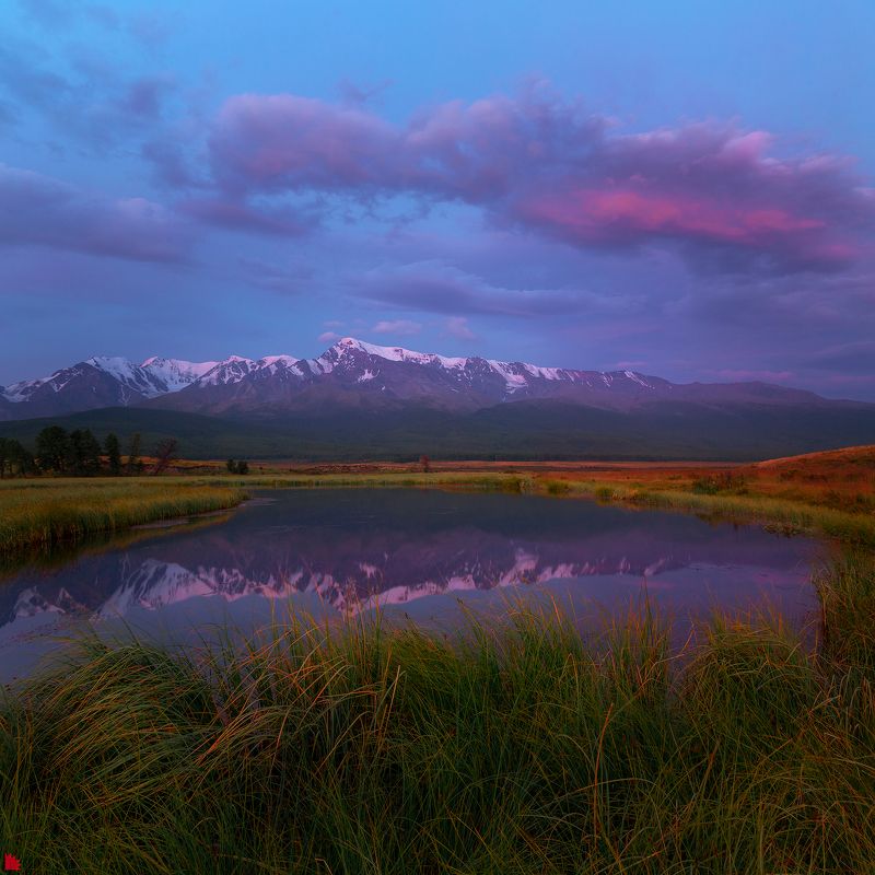 джангысколь,  алтай Утро на озере Джангыскольphoto preview