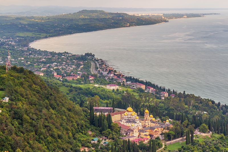 новыйафон, абхазия, монастырь, море, горы, высота Новый Афон (Абхазия)photo preview