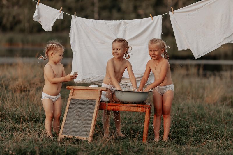 дети на природе sistersphoto preview