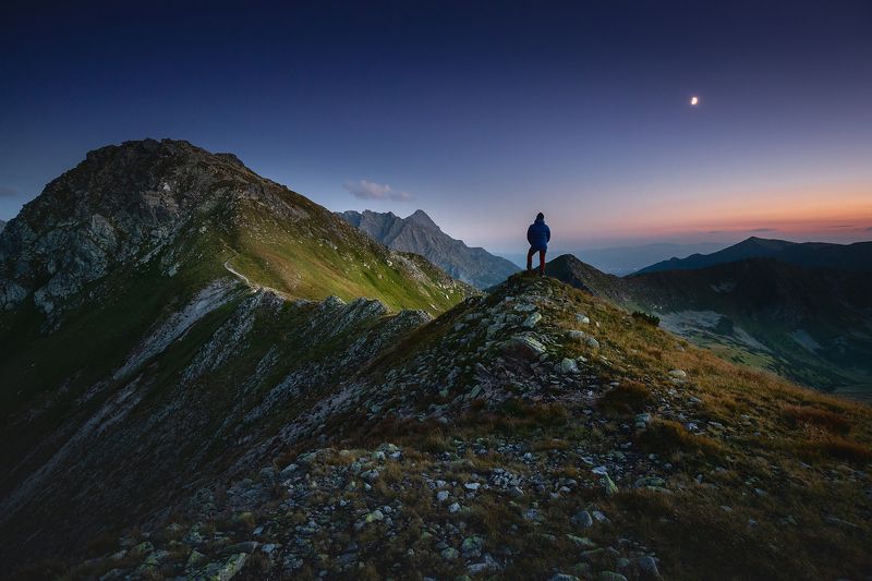 mountains, summer, poland, slovakia, sunset Evening in the Mountainsphoto preview