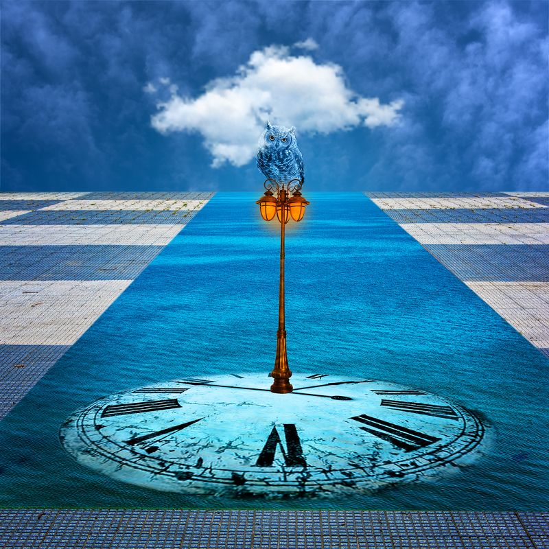 collage, color, colors, concept, conceptual, digital, digital art, editing, photo collage, photography, surreal, surrealism, Everything is New Tomorrowphoto preview