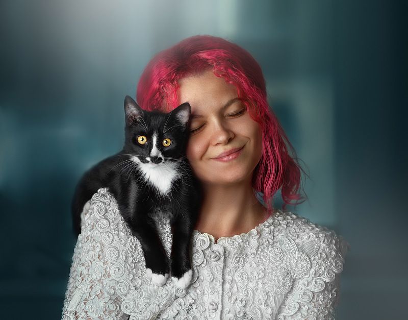 Автопортрет кот  Автопортрет photo preview