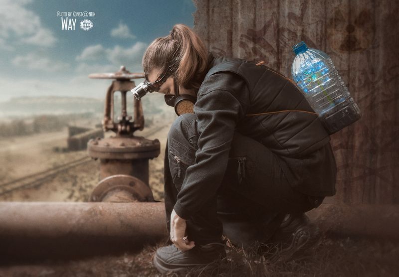 way, flower, postapocalypse, bunny Wayphoto preview