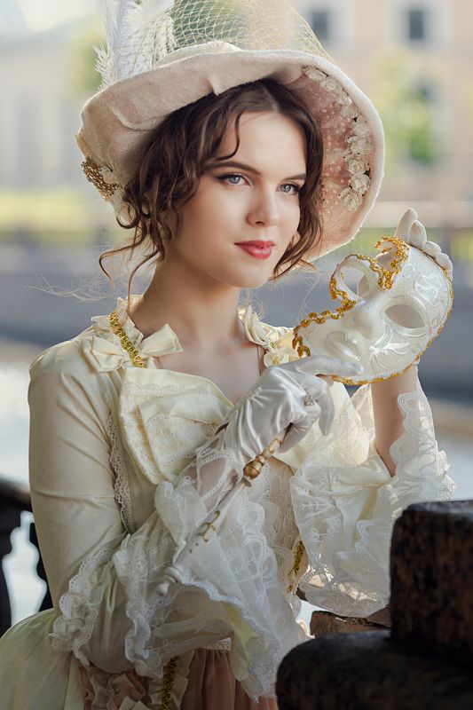 женский портрет девушка в шляпе карнавал петербург КАРНАВАЛphoto preview