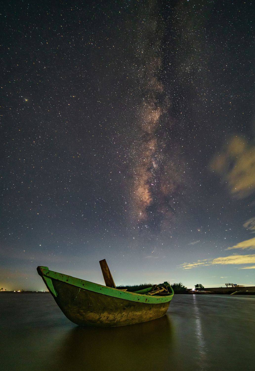 Milky way in the midnight at Dong Chau, Vietnam. Автор: Anh Tuấn Trần , Anh Tuấn Trần