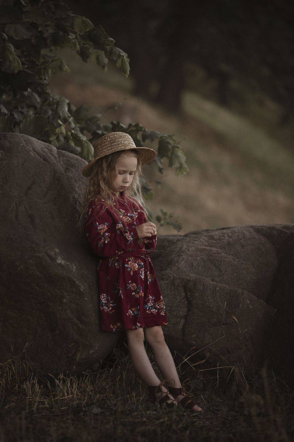 девочка шляпка прогулка лето, Татьяна Скородумова