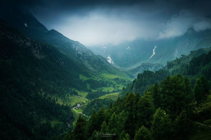 alps, rainy day, mountainside Rainy day in the Alpsphoto preview