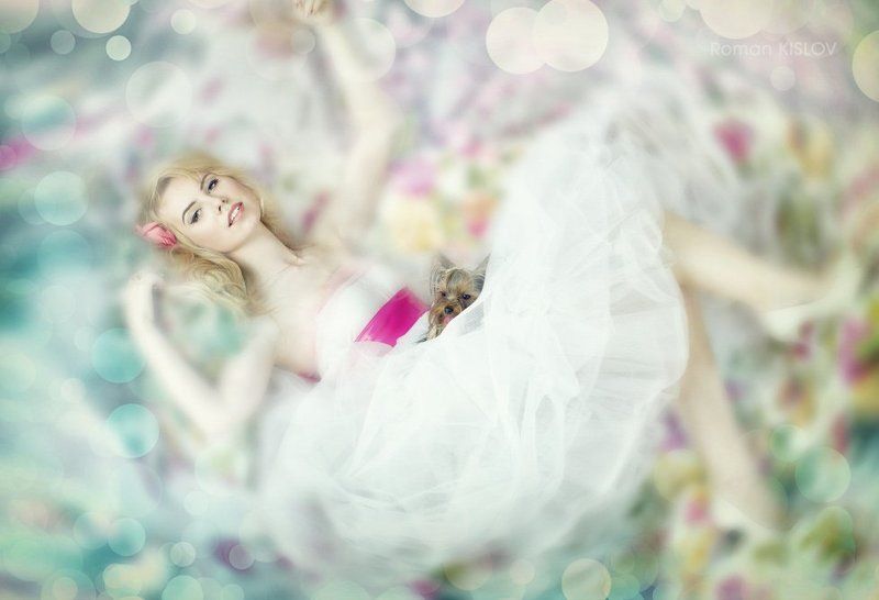 дама с собачкойphoto preview