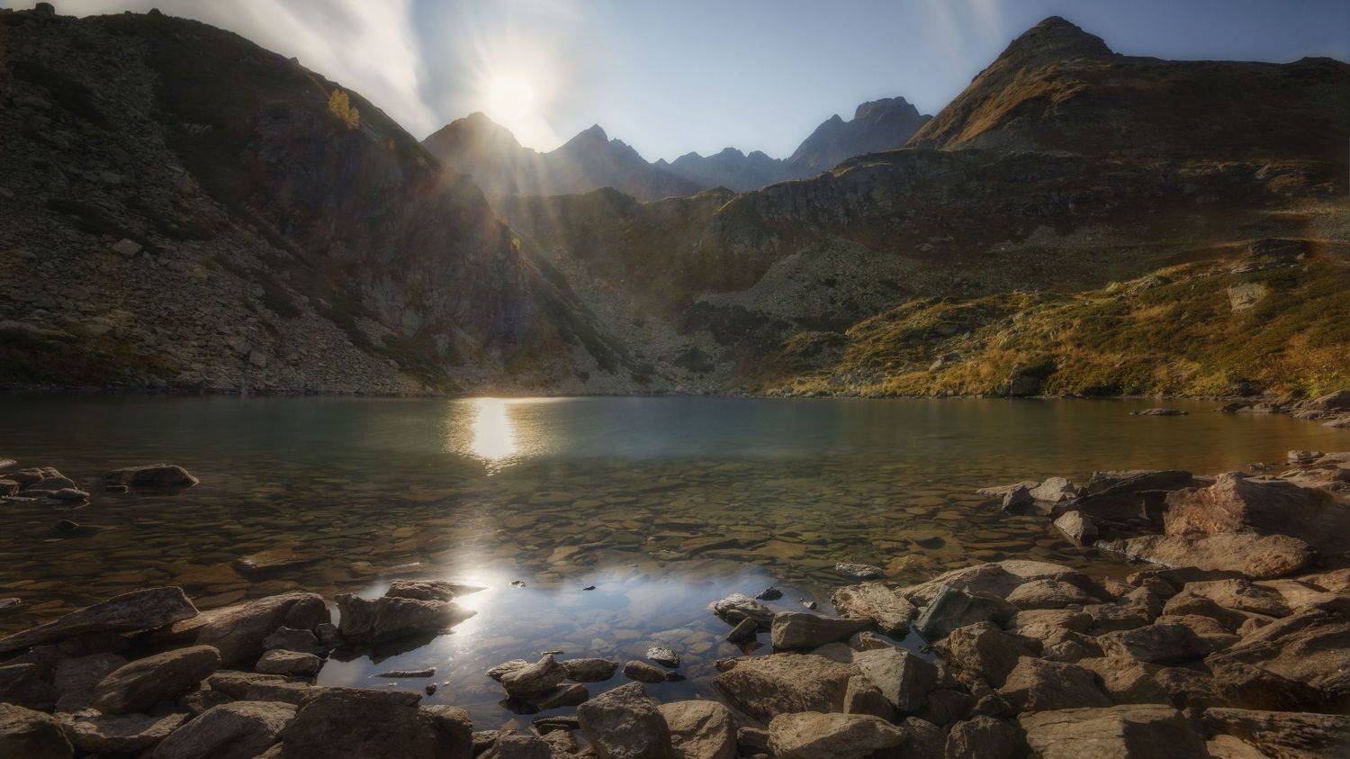 Горное озеро. Автор: ОЛЬГА КОВАЛЁВА пейзаж, горы, кавказские горы, архыз, природа россии, ОЛЬГА КОВАЛЁВА