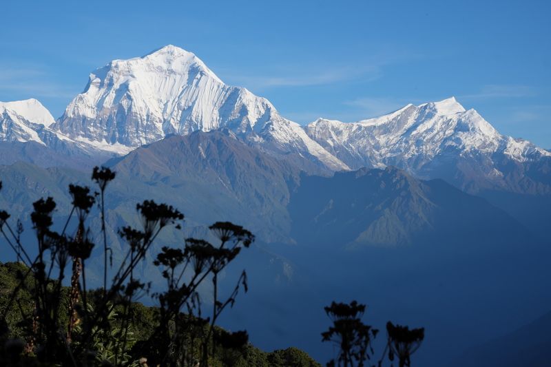 dhaulagiri, mountains, dawn, nepal, дхаулагири, рассвет, горы, непал Дхаулагириphoto preview