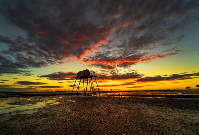 sunrise, sea, Vietnam, sony The sunrise at Dong Chau, Vietnam фото превью