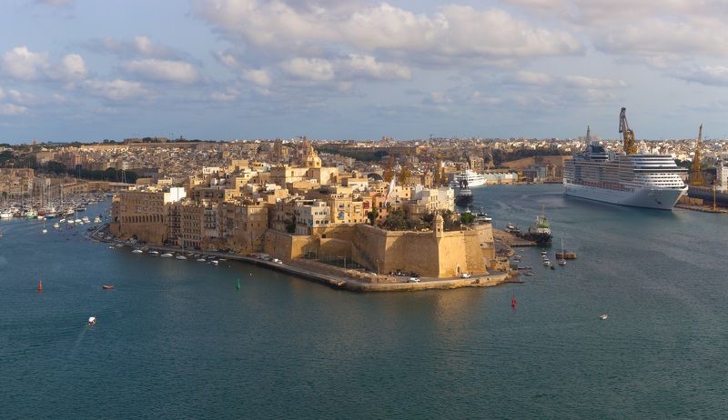 мальта, валлетта, сенглеа, malta, valletta, senglea, city, ship Сенглеа, Мальтаphoto preview
