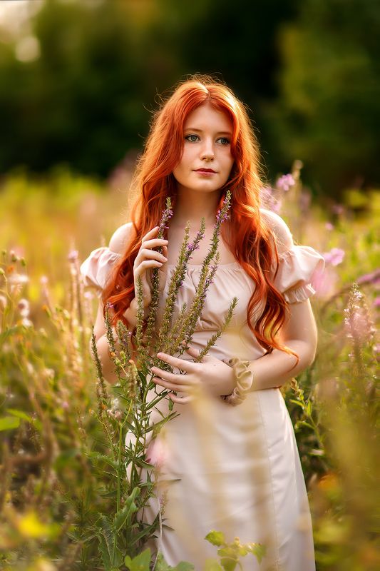 рыжая девушка Katephoto preview