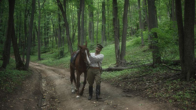 девушка, русалка, мавка, призрак, дух, лес, природа, зелень, мистика, атмосфера, сказка Мавка фото превью