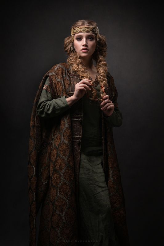 сказка, былина, портрет, иллюстрация Варвара-красаphoto preview