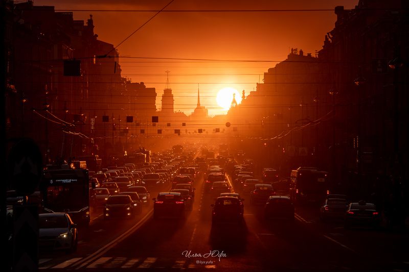 закат, город, санкт-петербург Закатные истории.photo preview