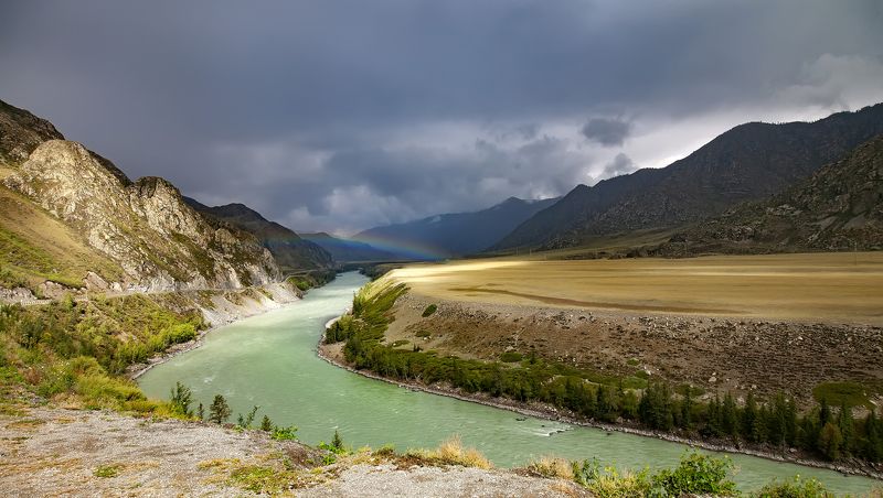 алтай, катунь, радуга Катуньphoto preview