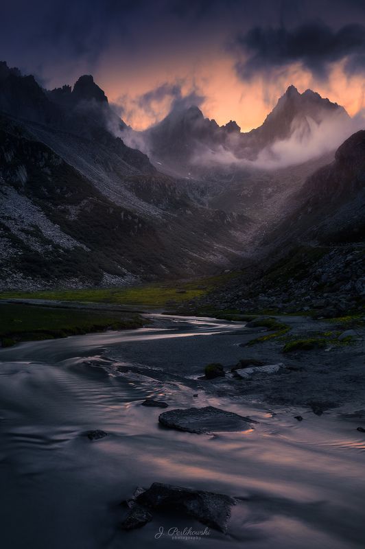 dusk, alps, mountains Alps at duskphoto preview