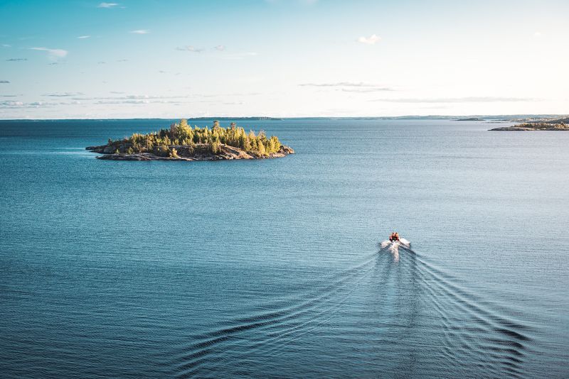 карелия, ладога, озеро, россия, остров, пейзаж, закат Ладогаphoto preview