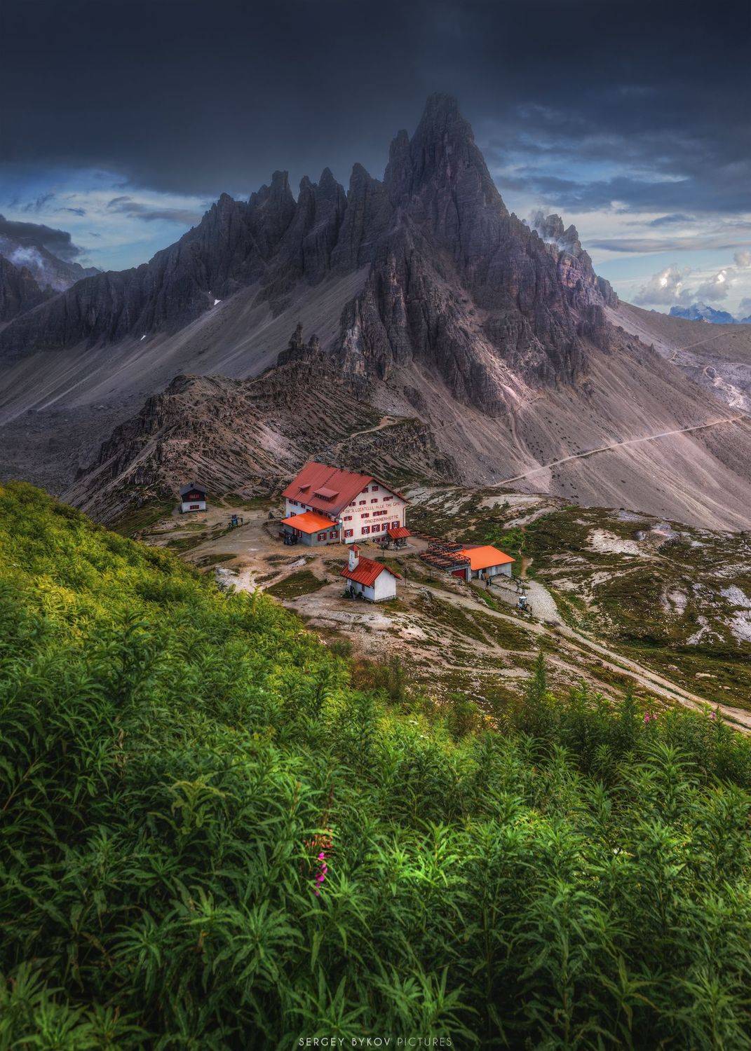 Tre Cime. Автор: Сергей Быков dolomiti, dolomites, photography, mood, blue, silence, rocks, cluouds, alps, wbpa, nature, beautiful, stunning, landscape, wood, Сергей Быков