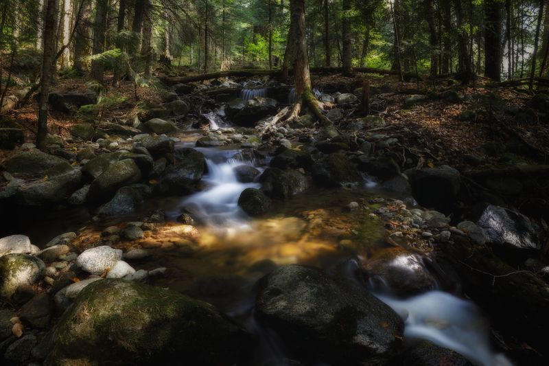 пейзаж, горы, кавказские горы, природа россии, кабардино-балкария, Горная рекаphoto preview