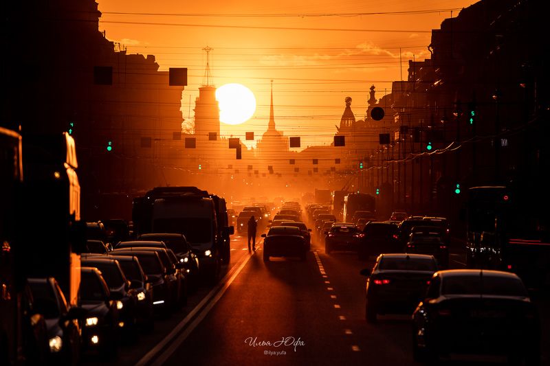 закат, Невский, Санкт-Петербург, город, улица Закатные историиphoto preview