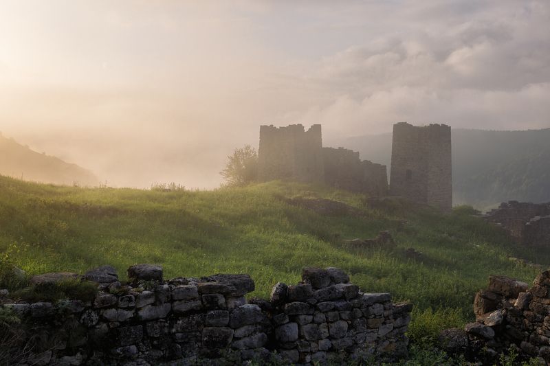 кавказ, ингушетия Утром в Ингушетииphoto preview