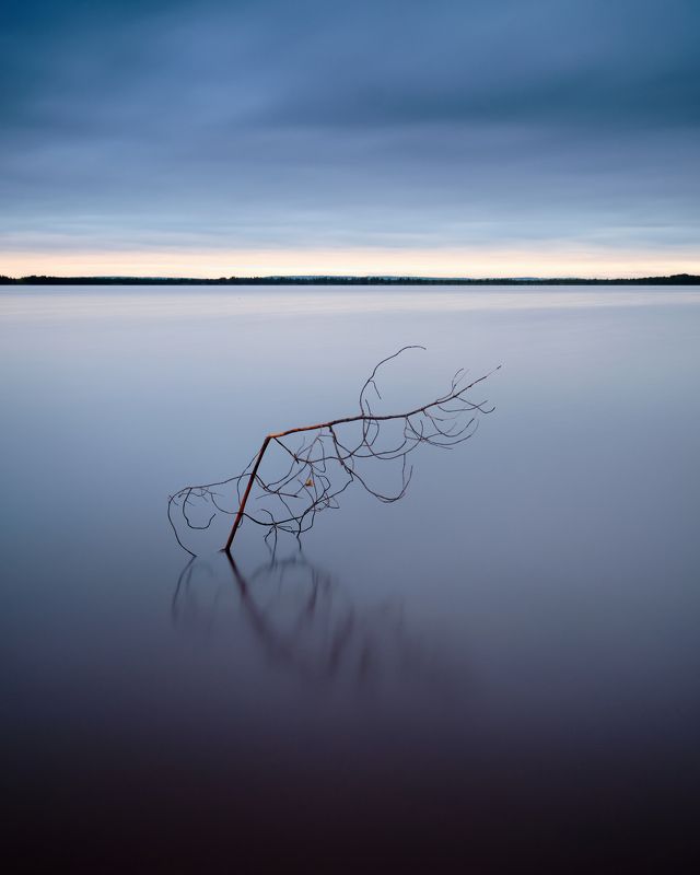 выдержка, пейзаж, озеро Веткаphoto preview