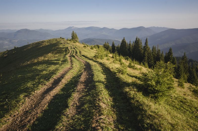 Украина, пейзаж, рассвет, утро, Карпаты, природа ***photo preview