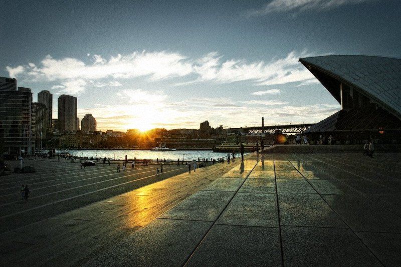 Sydney. Opera House. Sunset.photo preview