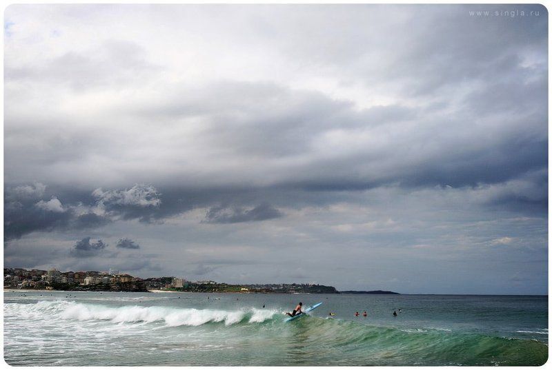 Sydney. Manly beach. In grey.photo preview