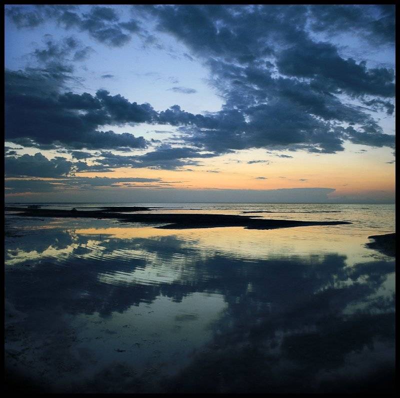 вода,закат,облака,казахстан, VTORNIK Эдуард Николаев