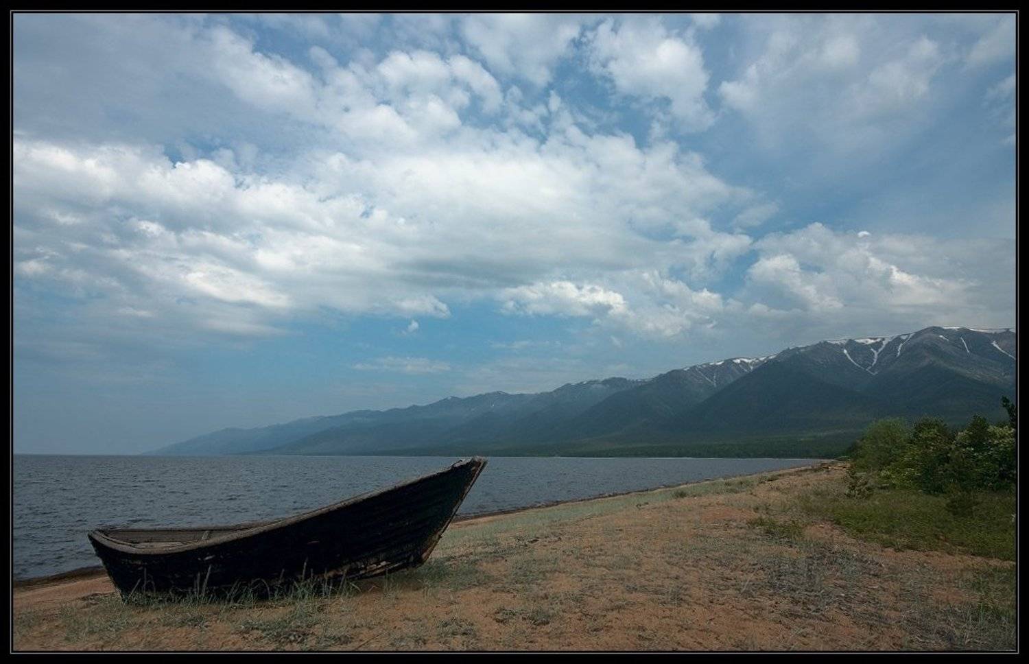 Эй, Баргузин, пошевеливай вал.... Автор: i_GO байкал, лодка, горы, i_go, i_GO