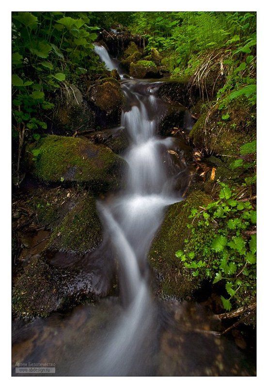 камчатка, петропавловск-камчатский, ручей, водопадик Еще один водопадикphoto preview