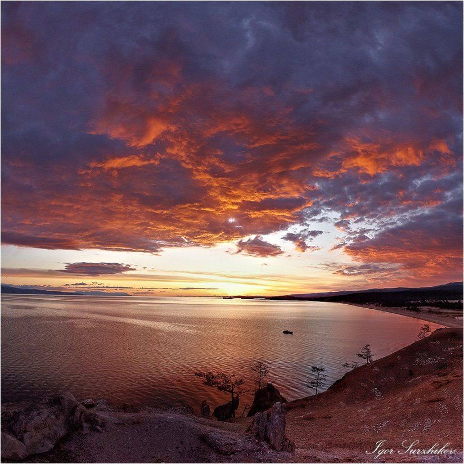 утро, байкал, Игорь Суржиков