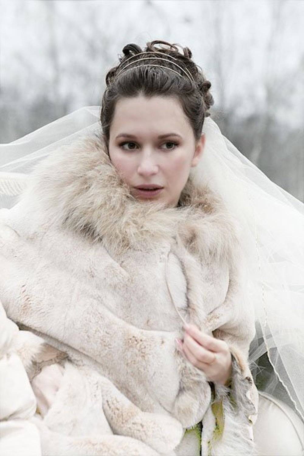 невеста, зима, карета, Milky_Jane