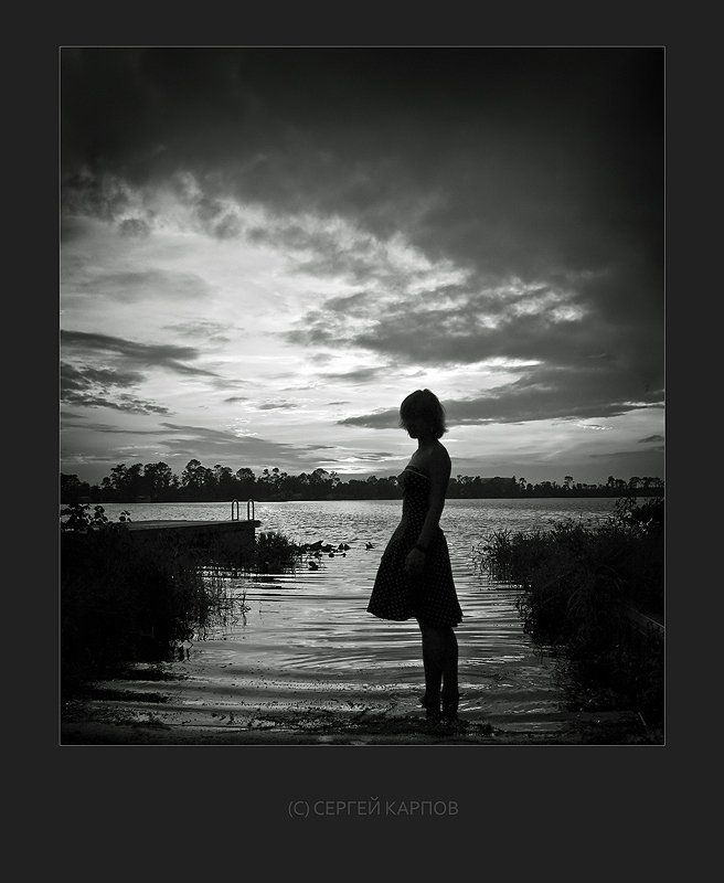 вода, девушка, небо Тоскаphoto preview