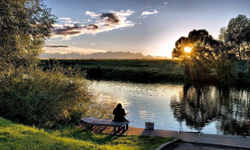 закат,красота Провожая день...photo preview