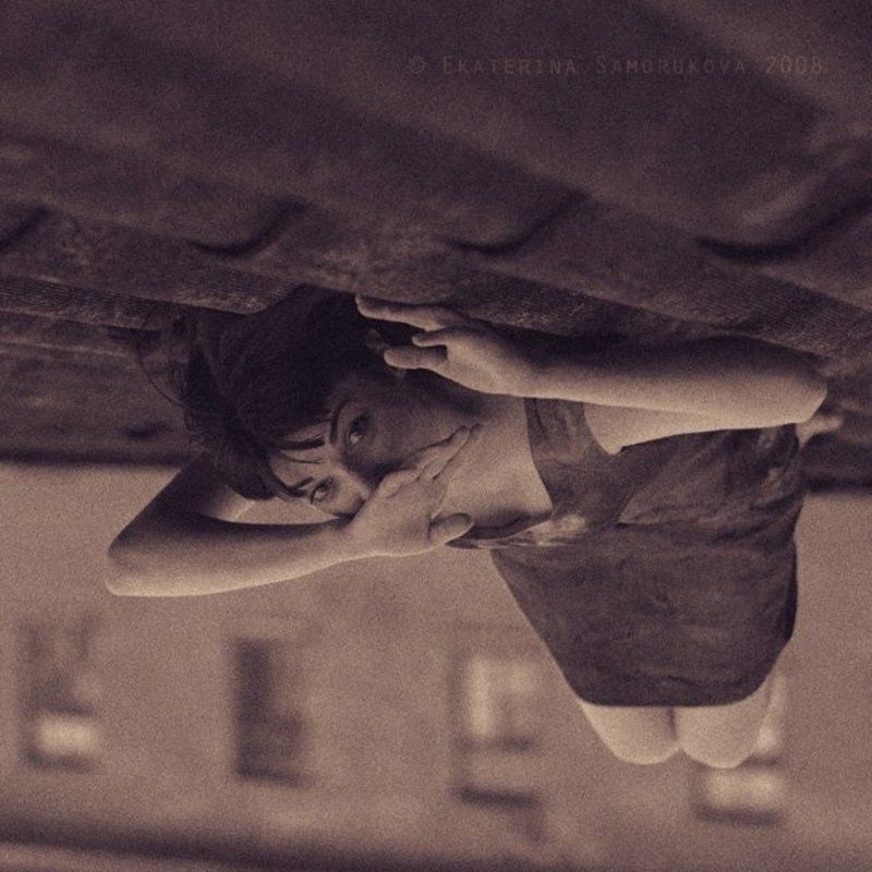 крыша, девушка photo preview